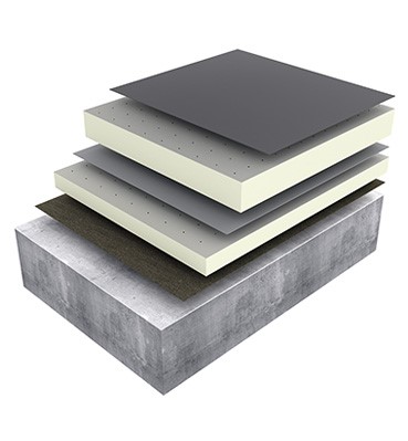 Aluply PVC Fleece Backed Membrane - Insulated Overlay of Existing Waterproofing